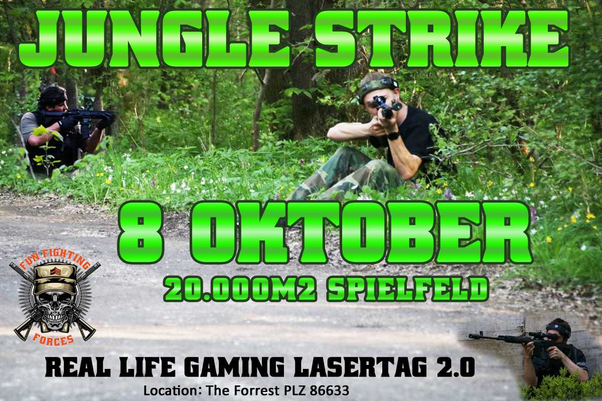 Jungle Strike Fun Fighting Forces Outdoor Lasertag